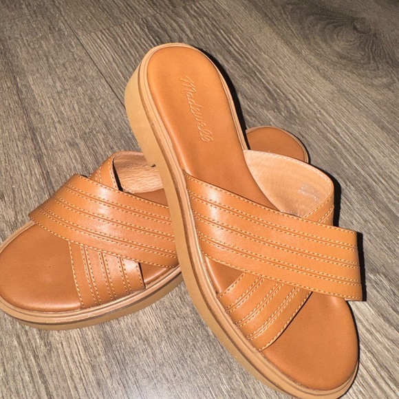 Madewell Shoes - Madewell the Alina platform Crossover Slide Sandals